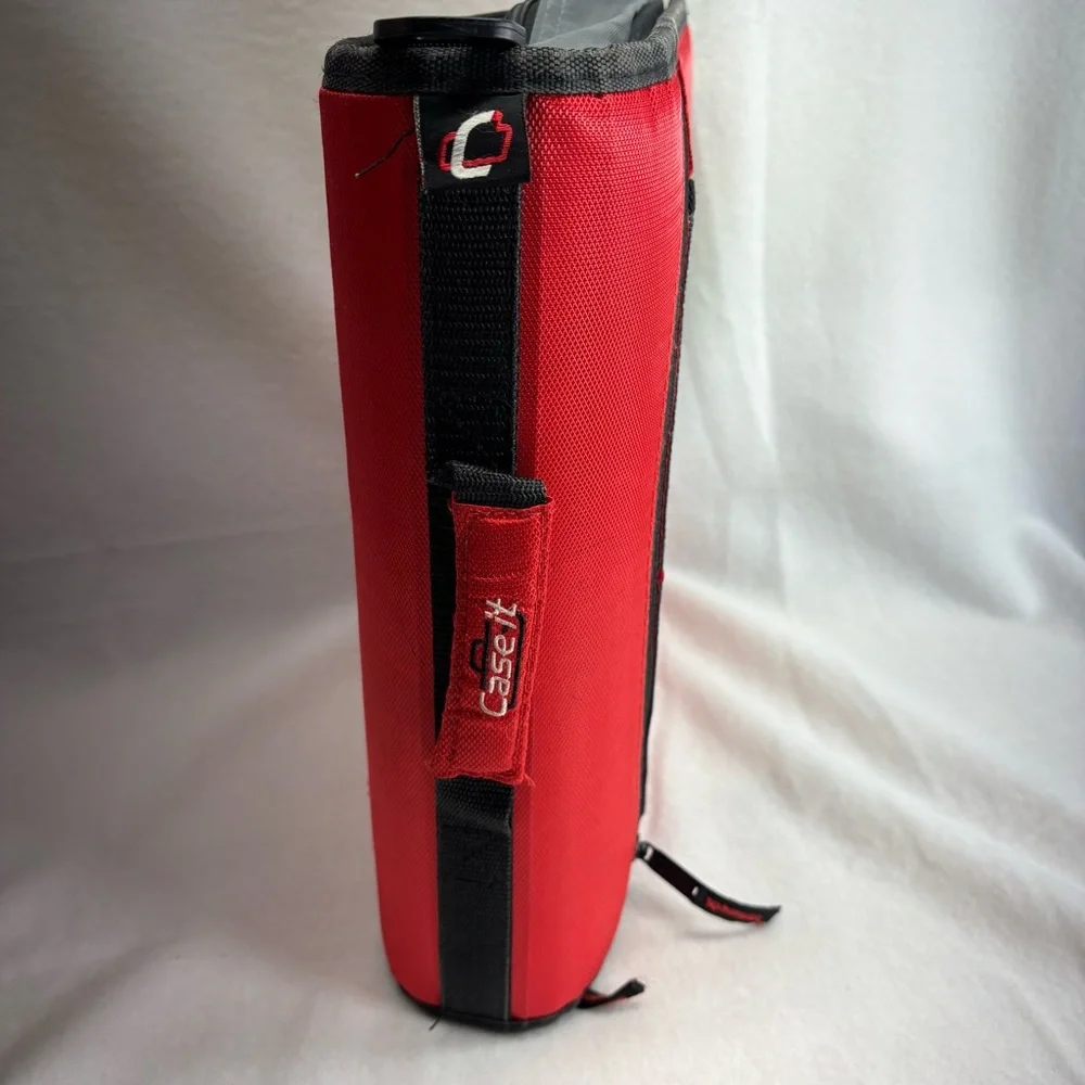 Case It School Binder Red Large‎ Zippered w/ Carrying Handle